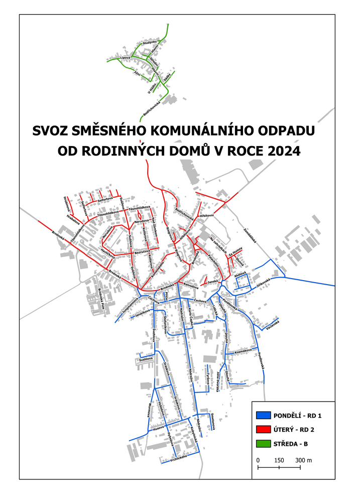 Mapa svozu 2024
